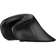 MOJO Perfect Grip Dual Mode Silent Vertical Mouse - Bluetooth / Wireless Optical Ergonomic Mouse w/Adjustable Sensitivity and Quiet Buttons