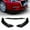 Matt Black, variant on Stay Tuned Performance For 14-18 Mazda 3 Axela Matt Black Front Bumper Body Kit Splitter Spoiler Lip