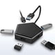 thumbnail image 5 of Usb 3.0 Cable Hub Transmisión De Alta Velocidad Cargador Inalámbrico Con 4 Puertos Adaptador Usb Splitter Múltiples Hub Usb Para Computadora Portátil Computadora De Escritorio Pc Ratón Teclado Minnieouse EL010119-00, 5 of 6