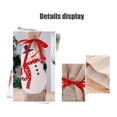 thumbnail image 5 of XWSHYW Otros Accesorios Exteriores Fundamentos de Navideña En Forma de Anciano y Muñeco de Nieve para Vino, para Mesa de Comedor, Bolsa para Botellas de Vino, Bolsa para Vino, Fondos Navideños para B, 5 of 5