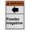 Warning Sign 2, variant on Industrial ANSI Vertical Directional Sign - 8"x12" Weatherproof, UV Resistant for Indoor/Outdoor Workplace (Caution automatic door [left arrow])