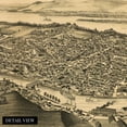 thumbnail image 2 of HISTORIX 1889 Map of Catskill New York Vintage Poster Wall Art Print, 24 x 36 Inch, 2 of 8