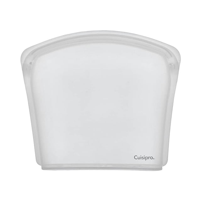 Bolsa Reutilizable de Silicona Hermética Cuisipro 800ml Transparente