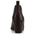 thumbnail image 4 of Journee Womens Mylee Medium and Wide Width Pull On Wedge Booties, 4 of 9