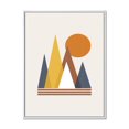 thumbnail image 1 of Designart Résumé de montagne et soleil ART MURAL À CADRE FLOTTÉ, 1 of 4