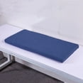 thumbnail image 2 of Piano Bench Cushions 40x14 Inch for Reading Nook with Ties Non Slip Picnic Bench Pad for Kitchen Dining Table Seat, Navy Blue, 2 of 9
