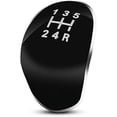 thumbnail image 1 of Gear Shift Knob Cover , For Ford Fiesta Focus 5 Speed Abs Black Car Gear Shift Knob Head Cap Cover, 1 of 5