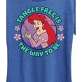 thumbnail image 3 of Disney Princess - Ariel Tangle Free Is The Way To Be - Women's Short Sleeve Graphic T-Shirt, 3 of 5