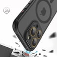 thumbnail image 5 of ShellTech Compatible with iPhone 16 Magnetic Case, Upgraded [Full Camera Protection] [Compatible with Magsafe] [Translucent Matte] Shockproof Protective Phone Case Cvoer,Black, 5 of 9