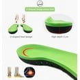 thumbnail image 5 of Audessy Athletic Running Insoles Orthotic Inserts Shoe Insoles With Arch Support Comfort Shoe Insoles Green M, 5 of 6