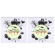 thumbnail image 1 of 1 juego de pegatinas fluorescentes de dibujos animados para decoraciones de Halloween Allinless Decoración familiar universal, 1 of 2