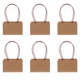 thumbnail image 1 of Miangastore 6pcs Portable Flower Box Waterproof Paper Handy Gift Bag Kraft Flower Handbag, 1 of 8
