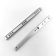 thumbnail image 1 of 1 Pair Metal Ball Bearing Drawer Rails for Furniture Drawer Depth 214mm, 1 of 5