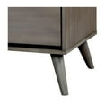 thumbnail image 5 of Allora 2pc Mid-Century Wood Bedroom Set - Queen + Nightstand in Gray, 5 of 7