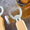 thumbnail image 5 of 8 Pieces Wooden Handle Beer Bottle Opener, Bottle Opener with Wooden Handle, Beer Bottle Opener with Wooden Handle, for Home, Kitchen, Bar, Gift, 5 of 5