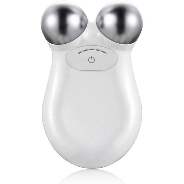 Masaje con rodillo facial Masajeador facial para reafirmar y reafirmar la piel junto con cremas, sueros, lociones, use un masajeador a prueba de agua para el masaje facial que elimina la papada Xemadio LN-1623