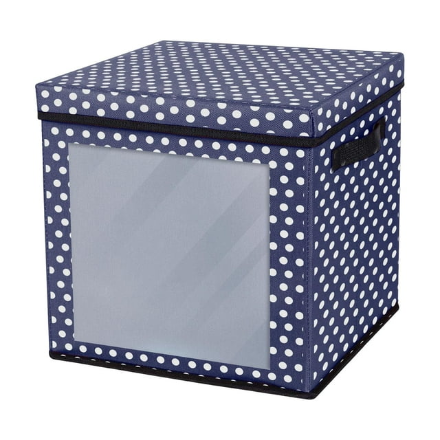 Caja de almacenamiento de Navidad plegable Contenedor fácil de abrir con divisores con manija Decoración 64 Adornos Almacenamiento de adornos