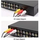 thumbnail image 3 of Amplificador divisor de audio y video 8 en 1 salida 3 RCA AV para caja de cable DVD DVR TV analógica Divisor de 1x8 puertos Compuesto 3 RCA Av Video Audio Switch Switcher QiCheng&LYS (8 en 1 salida), 3 of 5