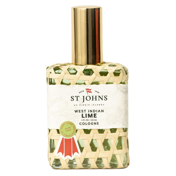 St Johns West Indian Lime Cologne | Refreshing Caribbean Citrus Cologne for Men | Citrus Cologne Mens Fragrance | (4 oz spray) cologne for men