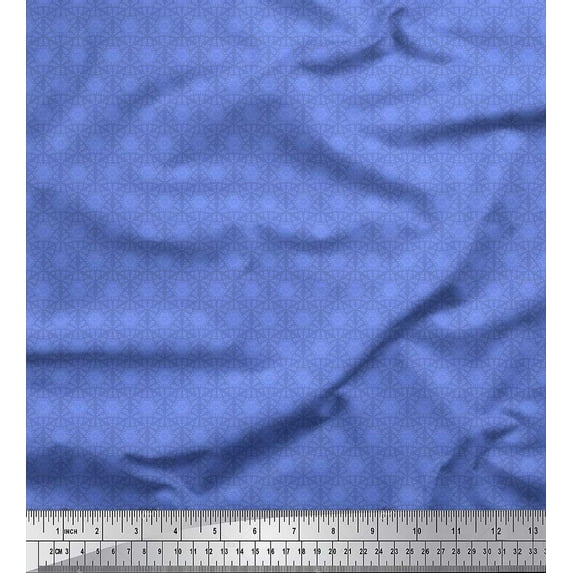 Soimoi Cotton Duck Fabric Headphone Shirting Print Sewing Fabric Yard 56 Inch Wide