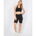 thumbnail image 5 of 4 Pack: Women's 7" Bermuda Long High Waisted Shorts With Pockets - Casual Running Workout Athletic (Available In Plus), 5 of 6