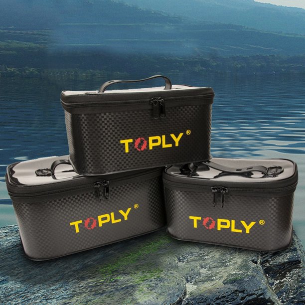 Bolsa de pesca Bolsa de herramientas de pesca EVA Accesorios de gran capacidad para viajes en bicicleta JShteea El nuevo