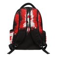 thumbnail image 2 of FUIALDOLG Canada Soccer Splash Pattern Kids School Backpack with Multi Pocket, Multi-Pocket Lightweight 17 Inch School Bag for Elementary Travel, 2 of 9