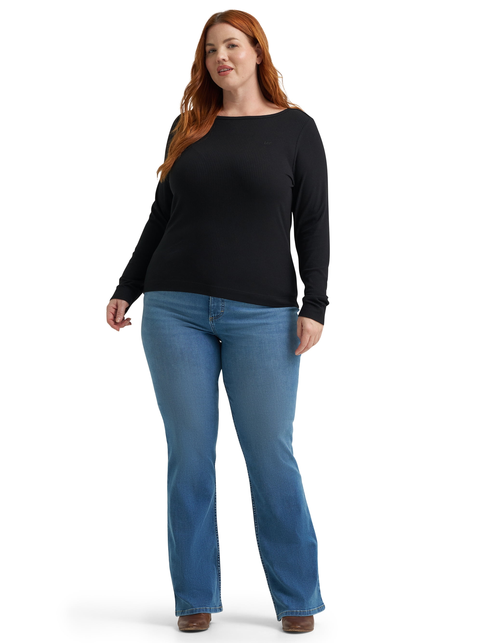 Lee® Women's and Plus 31" Mid Rise Bootcut Core Denim Jeans
