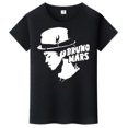 thumbnail image 1 of Bruno Mars Short Sleeve Cotton Crewneck Half Sleeve Summer Breathable - Black, 1 of 2