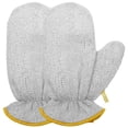 thumbnail image 1 of MasteelfCA 2 Pcs Gants Ménagers Réutilisables Gants de Lavage Ménagers pour Lessive (Argent), 1 of 8