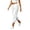 01-White, variant on Diufon Linen Capri Pants for Women Summer Casual Elastic High Waist Capris Straight Leg Beach Cropped Pants
