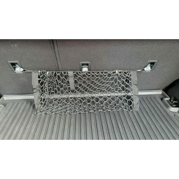 EACCESSORIES EA Trunk Organizer Cargo Net for KIA Sportage 2017-2023 – Envelope Style Cargo Net for SUV – Premium Mesh Elastic Car Trunk Organizer Vehicle Carrier Storage – Compatible with Sportage