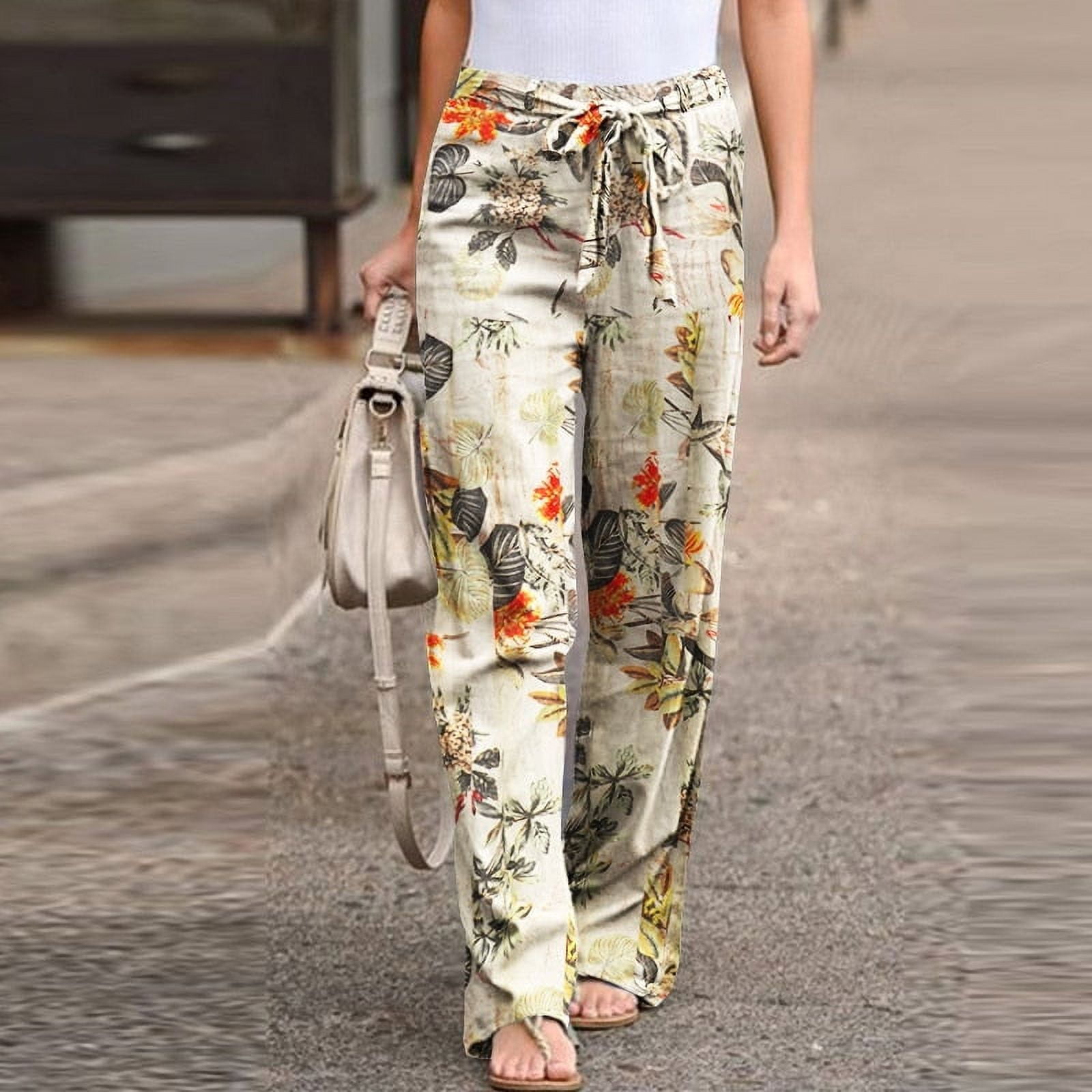 Linen ladies pants outlet