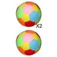 thumbnail image 1 of 3x Pelota de fútbol para niños de colores suaves al aire libre Juego para niños 9.5cm 15.5cm Macarena Balón de fútbol suave de fútbol, 1 of 8