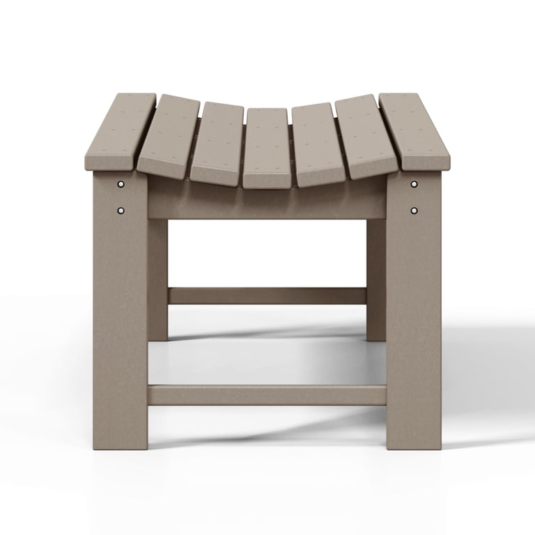 WestinTrends Malibu 46" Backless Outdoor Garden Bench photo 6