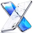 thumbnail image 2 of Funda ESR Mimic Cristal para iPhone XR Marmol Blanco, 2 of 8