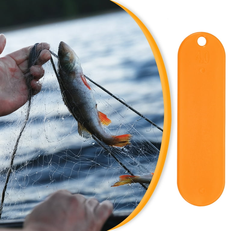 Uxcell Plastic Fishing Net Repair Netting Needle Shuttles Kit, Orange #1.5  #2 #2.5 #3 #3.5 #4 