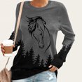 thumbnail image 1 of Ichuanyi liquidación de la moda para mujeres de la moda impresa manga de mangas largas blusa redonda de cuello redondo sudadera sudadera sudadera con capucha ICHUANYI WER202308211934, 1 of 4