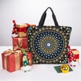 thumbnail image 6 of Vsdgher Dot Mandala print Tote Bag for Women Shoulder Bag with Zipper Large Shoulder Bag Handle Handbag Portable Washable for Travel, Work, 6 of 8