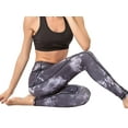 thumbnail image 4 of Womens High Waist Yoga Pants with Pockets Running Workout Leggings, 4 of 4
