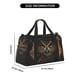 thumbnail image 3 of Balery Classical Style Brown Owl Bolsa de Gimnasio para Mujeres, Bolsa de Viaje con Bolsillo Húmedo, Bolsa de Fin de Semana para Mujeres, Bolsa de Viaje Resistente al Agua, 3 of 7