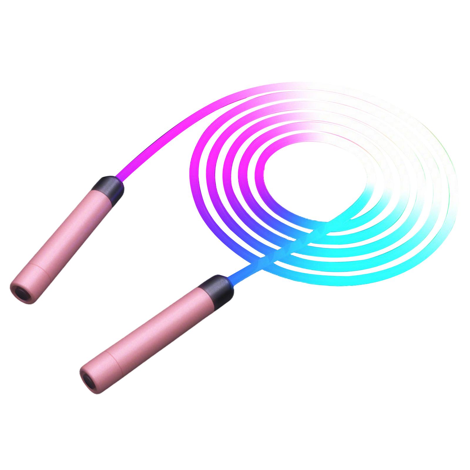 Jump Rope Skipping Rope Fitness Equipment Glowing with Bright Lights for Kids Girls Boys Outdoor Activities
