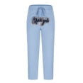 thumbnail image 6 of HomeGardon Pants for Men Drawstring Linen Pants Man Solid-Color Loose Casual-Linen Embroidered Pocket Elastic-Waist Full Length Pants,S-XXXL, 6 of 9