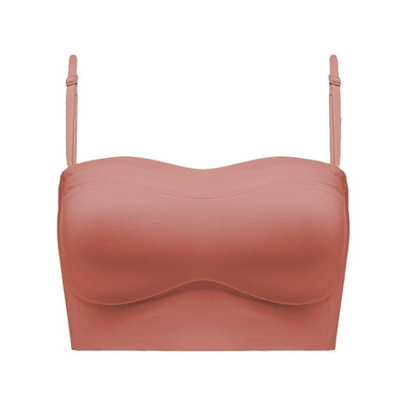 

TOWED22 Womens Wireless Bra Women s Balconette Bra Sexy Lace Underwire Shelf Plus Size Lightly Padded Wide Straps Red XL