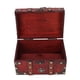 thumbnail image 5 of Caja de almacenamiento de joyería de madera vintage para el hogar y salón de belleza, 5 of 10
