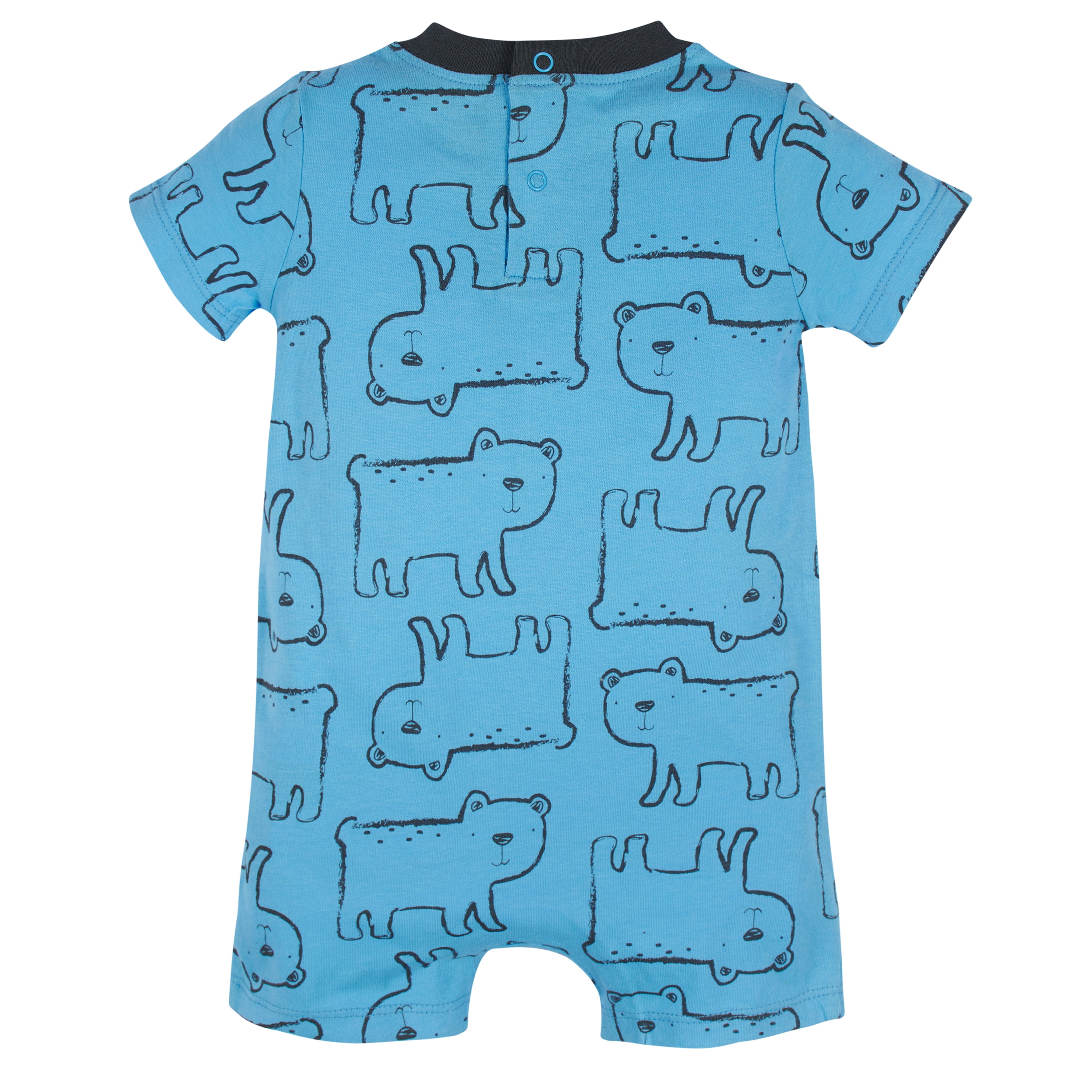 Onesies Brand Baby Boy Short Sleeve and Sleeveless Rompers, 3-Pack, Sizes 0/3 Months - 24 Months