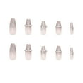thumbnail image 4 of 24pcs Shiny False Nails Glitter Wearable Long Fake Nails, 4 of 5