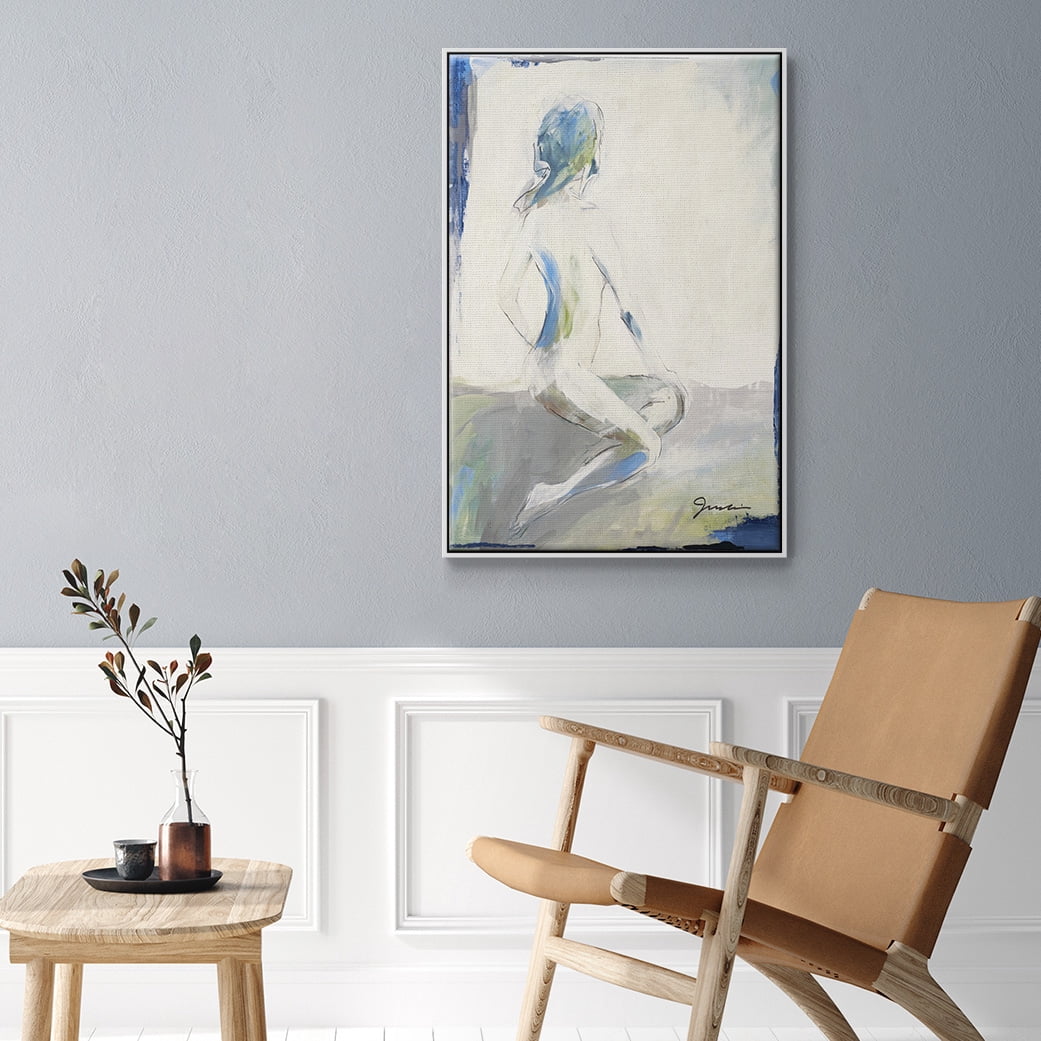 Picture Perfect Framed Premium Gallery Wrapped Canvas - Ready to Hang - 25 x 37 - White Floating Frame