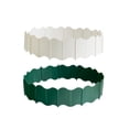 thumbnail image 4 of Naiovety Paquete de 20 vallas de plástico para patio, jardín, decoración de flores, vallas, jardinería, Patio, accesorio decorativo, calle Verde, 4 of 6
