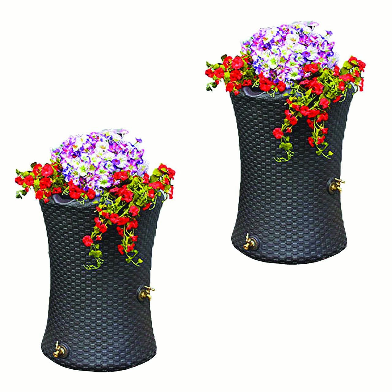 Good Ideas Impressions 50 Gallon Nantucket Rain Barrel